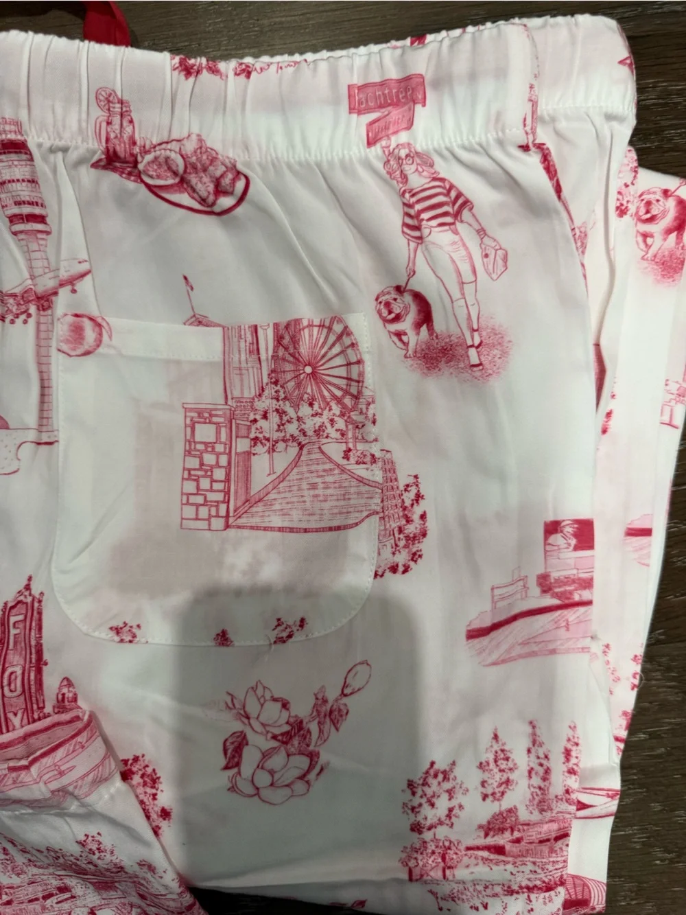 Atlanta Toile Women's Pajama Pants Set - Stylish Comfort for Home and Sleep - Picture 4 of 16